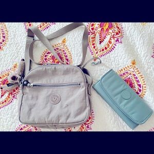 Kipling Keefe handbag & Moneyland wallet bundle